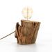Lampe à poser en bois massif clair Tonio H 18 cm - Photo n°2