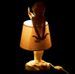 Lampe de table ange résine blanche Licia - Photo n°3