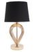 Lampe de table design métal doré et abat-jour noir élégant MAXT - Photo n°1