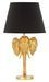 Lampe de table éléphant noir doré Éléphant PRESTIGE - Photo n°1