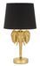 Lampe de table éléphant noir doré MAJESTE - Photo n°1
