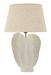Lampe de table ivoire design naturel ESTER - Photo n°1