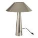 Lampe de table parapluie métal argenté Liath - Photo n°1