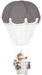 Lampe montgolfière coton blanc et gris - Photo n°1