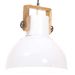 Lampe suspendue industrielle 25 W Blanc Rond 40 cm E27 - Photo n°1