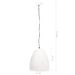 Lampe suspendue industrielle 25 W Blanc Rond 42 cm E27 - Photo n°9