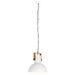 Lampe suspendue industrielle 25 W Blanc Rond Manguier 42 cm E27 - Photo n°6