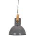 Lampe suspendue industrielle 25 W Gris Rond Manguier 32 cm E27 - Photo n°4