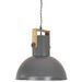 Lampe suspendue industrielle 25 W Gris Rond Manguier 52 cm E27 - Photo n°3