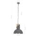 Lampe suspendue industrielle 25 W Gris Rond Manguier 52 cm E27 - Photo n°11