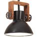 Lampe suspendue industrielle 25 W Noir Rond 19 cm E27 - Photo n°1
