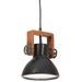 Lampe suspendue industrielle 25 W Noir Rond 19 cm E27 - Photo n°2