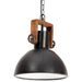 Lampe suspendue industrielle 25 W Noir Rond 30 cm E27 - Photo n°2
