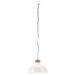 Lampe suspendue industrielle 32 cm Blanc E27 - Photo n°4