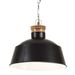 Lampe suspendue industrielle 32 cm Noir E27 - Photo n°1