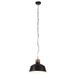 Lampe suspendue industrielle 32 cm Noir E27 - Photo n°3