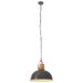 Lampe suspendue industrielle Gris Rond 42 cm E27 Manguier 2 - Photo n°4