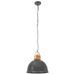 Lampe suspendue industrielle Gris Rond 51 cm E27 Manguier - Photo n°5