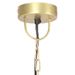 Lampe suspendue industrielle vintage 25 W Laiton Rond 41 cm E27 - Photo n°6