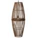 Lampe suspension bambou foncé Cintee - Photo n°3