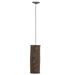 Lampe suspension bambou foncé Cintee H 42 cm - Photo n°1