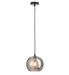 Lampe suspension boule verre argenté Liath H 205 cm - Photo n°2