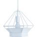 Lampe suspension métal blanc Eggan - Photo n°3