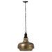 Lampe suspension métal doré antique Geera D 35 cm - Photo n°1