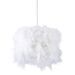 Lampe suspension plumes blanches Derick - Photo n°1