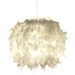 Lampe suspension plumes blanches Rivaj - Photo n°2