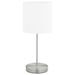Lampes de table bouton tactile Blanc E14 Elsa - Photo n°2
