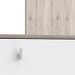 LANOS Vestiaire d'entrée style contemporain décor chene cendré et blanc mat - L 88,2 cm - Photo n°5