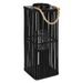 Lanterne rectangulaire bambou noir Bialli H 60 cm - Lot de 4 - Photo n°1