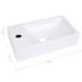 Lavabo 400x220x90 mm SMC Blanc - Photo n°7