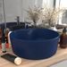 Lavabo de luxe avec trop-plein Bleu foncé mat 36x13cm Céramique - Photo n°1