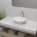Lavabo de salle de bain avec mitigeur Céramique Ovale Blanc 2 - Photo n°1