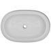 Lavabo de salle de bain avec mitigeur Céramique Ovale Blanc - Photo n°6