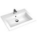 Lavabo en granit 600 x 450 x 120 mm Blanc - Photo n°4