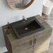 Lavabo en granit 600 x 450 x 120 mm Noir - Photo n°1