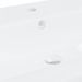 Lavabo encastré avec robinet 101x39x18 cm Céramique Blanc - Photo n°9