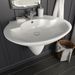 Lavabo mural Céramique Blanc 690 x 520 x 210 mm - Photo n°1