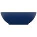 Lavabo ovale de luxe Bleu foncé mat 40x33 cm Céramique - Photo n°3