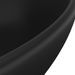 Lavabo ovale de luxe Noir mat 40x33 cm Céramique - Photo n°5
