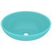 Lavabo ovale de luxe Vert clair mat 40x33 cm Céramique - Photo n°1