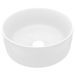 Lavabo rond de luxe Blanc mat 40x15 cm Céramique - Photo n°1