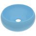 Lavabo rond de luxe Bleu clair mat 40x15 cm Céramique - Photo n°1