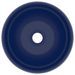 Lavabo rond de luxe Bleu foncé mat 40x15 cm Céramique - Photo n°3