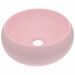Lavabo rond de luxe Rose mat 40x15 cm Céramique - Photo n°1
