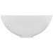 Lavabo rond de salle de bain Blanc mat 32,5x14 cm Céramique - Photo n°4