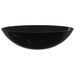 Lavabo Verre 50x37x14 cm Noir - Photo n°3